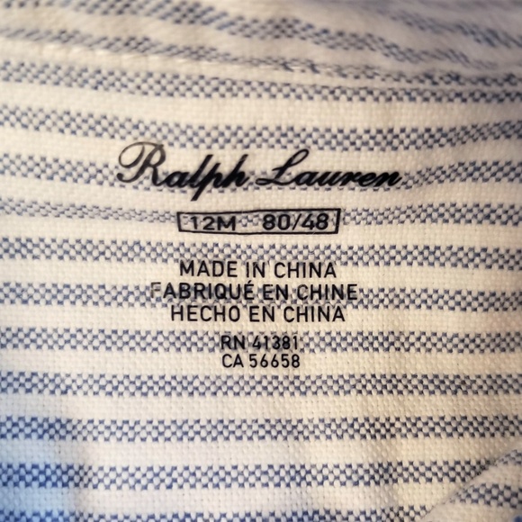 Ralph Lauren Kid's 3 pc Outfit Frog Design 12 m - Picture 4 of 8